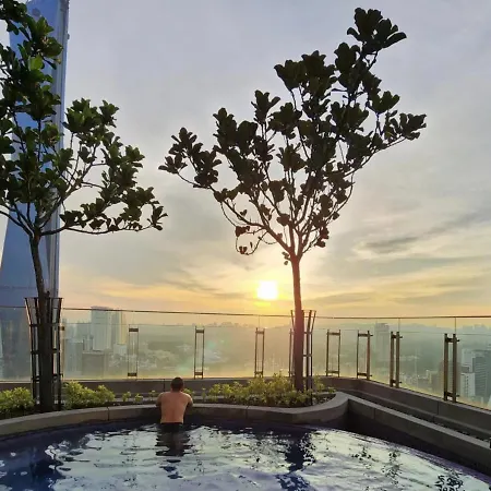 Panoramic Kl View @Robertson Bukit Bintang 40F Apartment Kuala Lumpur Exterior photo